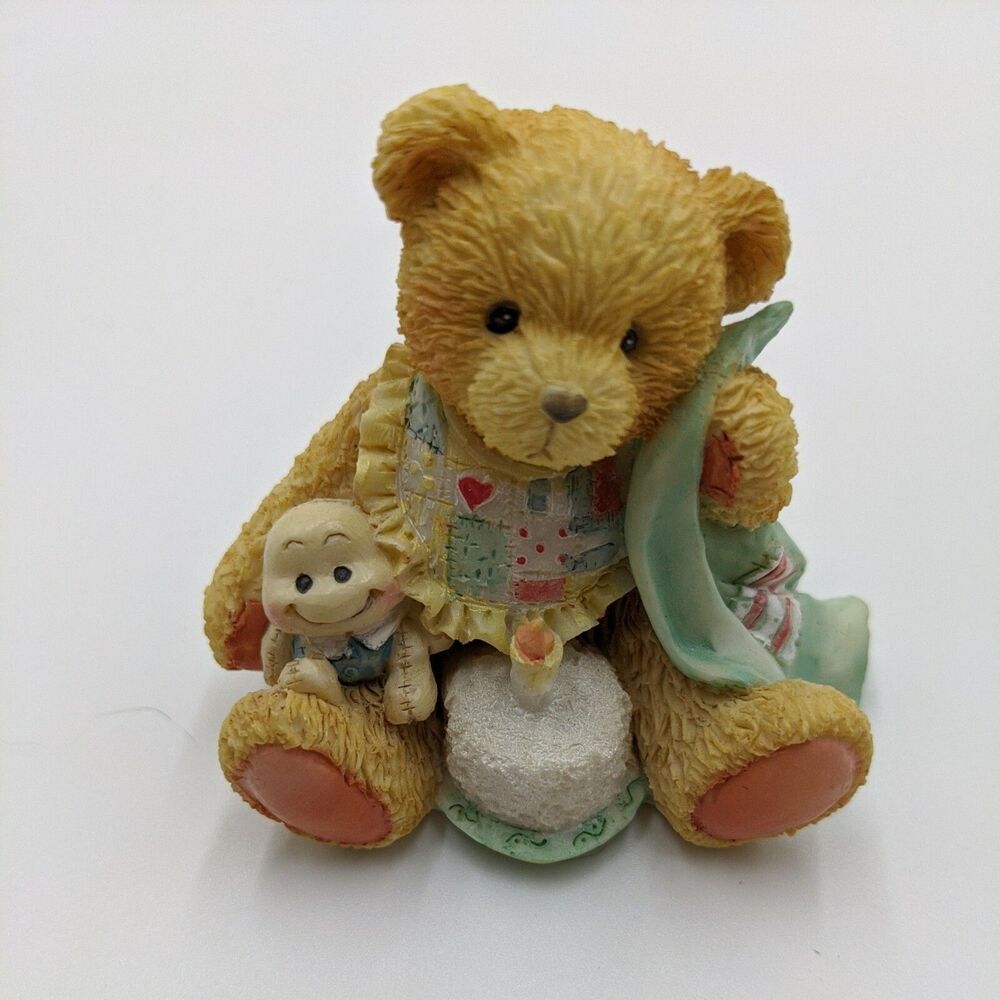 Enesco Cherished Teddies Figure Age 1 Beary Special One Birthday 2.25" Vintage